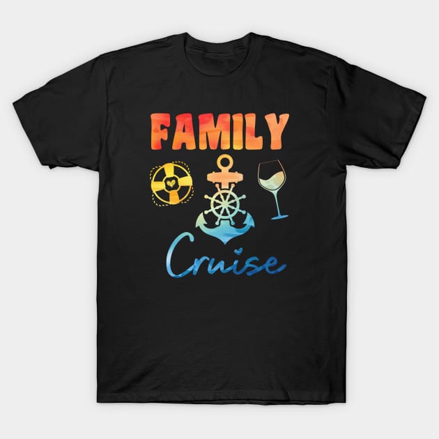 Family Cruise T-Shirt by Xtian Dela ✅